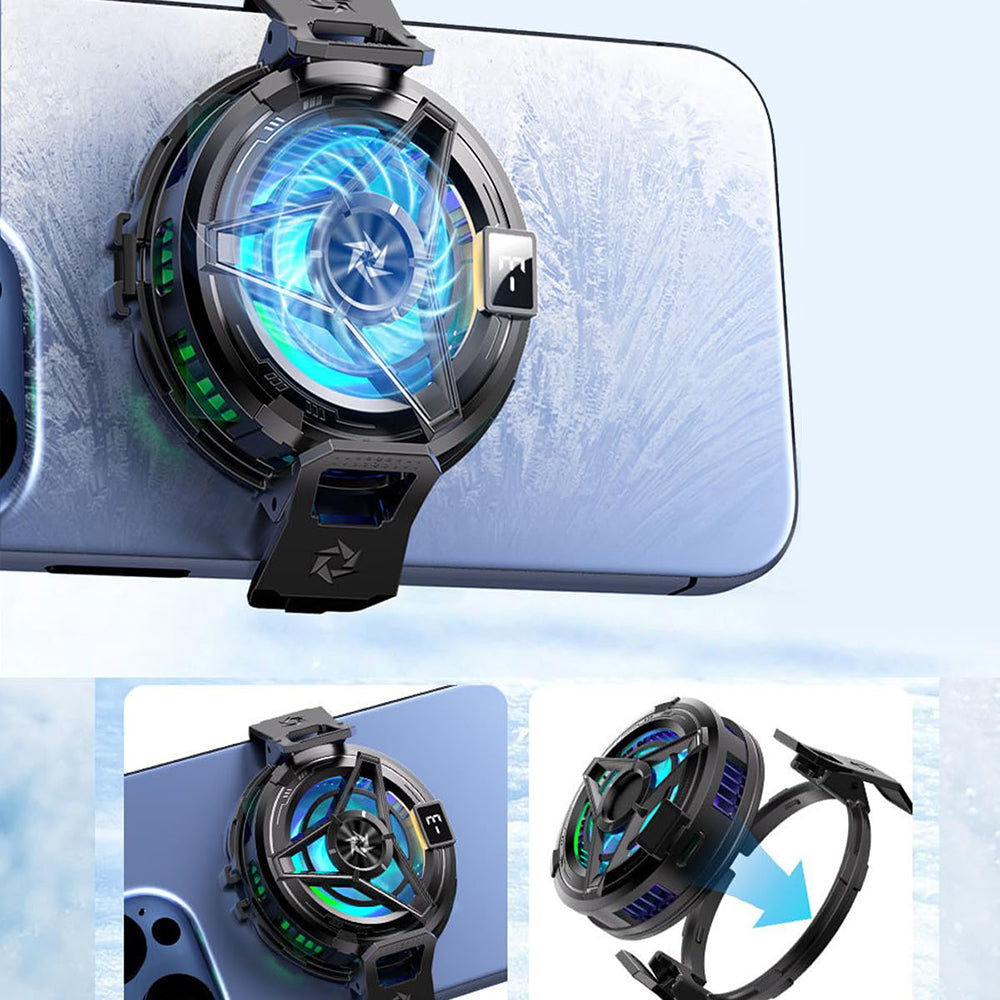 Gaming-Telefon-Kühler Techsuit SL17, Schwarz
