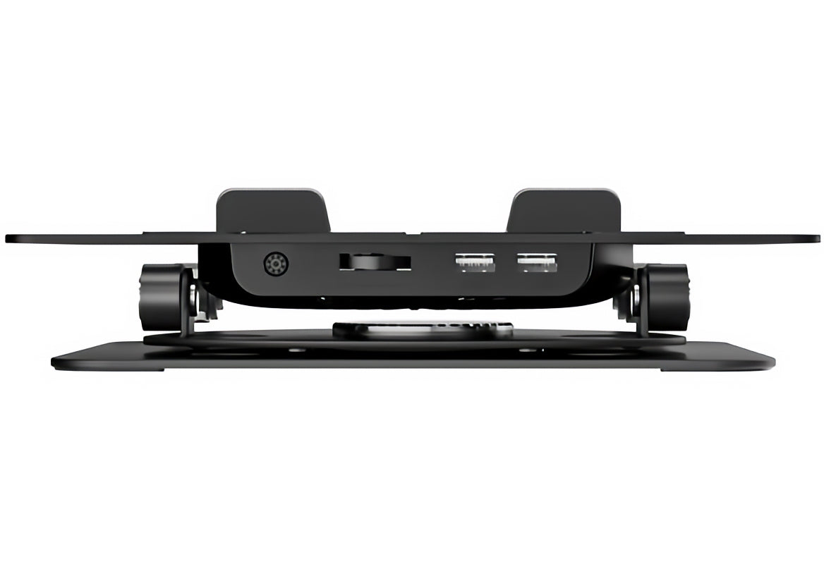 WZK CoolBase Laptop-Kühler für 10–16 Zoll, RGB, Schwarz