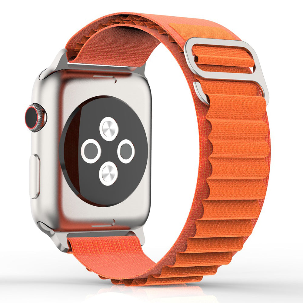 Techsuit W037 Herrengürtel für Apple Watch 42mm / 41mm / 40mm / 38mm Serie, Orange