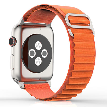Techsuit W037 Herrengürtel für Apple Watch 42mm / 41mm / 40mm / 38mm Serie, Orange