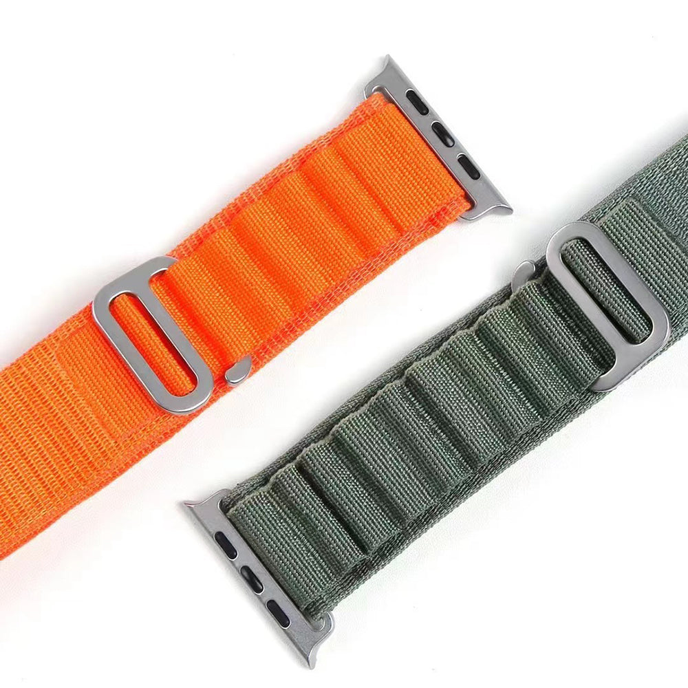 Techsuit W037 Herrengürtel für Apple Watch 42mm / 41mm / 40mm / 38mm Serie, Orange