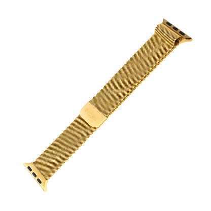 Fixed Mesh Armband für Apple Watch 49mm / 46mm / 45mm / 44mm / 42mm Serie, Goldfarben