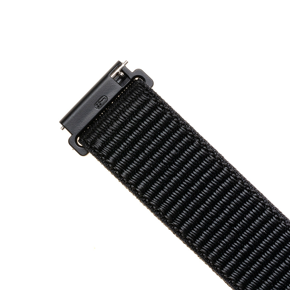 Fixed Nylon Armband für Samsung Galaxy Watch / Huawei Watch Series, 20mm, Schwarz