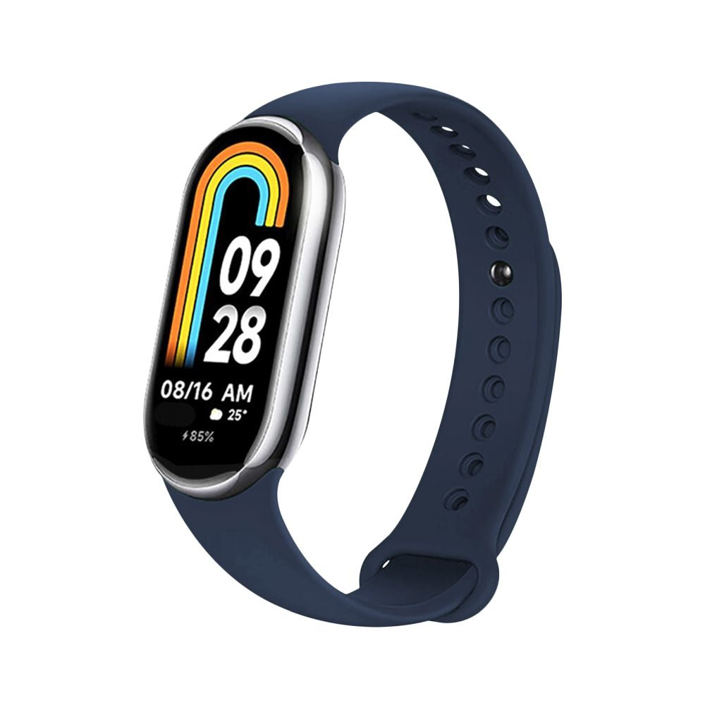 Fixed Silicone Armband für Xiaomi Smart Band 9 / 8, Blau