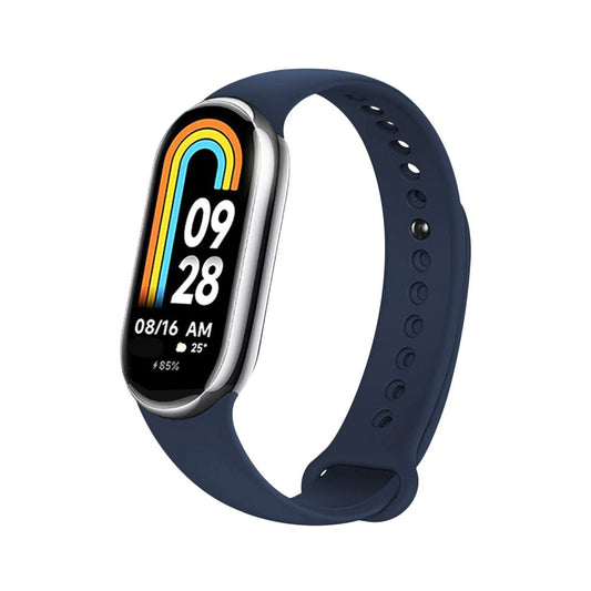 Fixed Silicone Armband für Xiaomi Smart Band 9 / 8, Blau