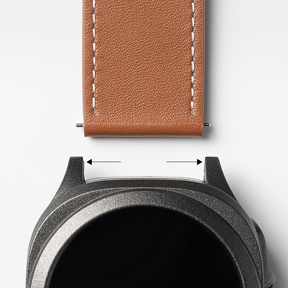 Ringke One Basic Bold Armband für Fossil Watch / Mobvoi Watch / Suunto Watch Series, 24mm, Weiß