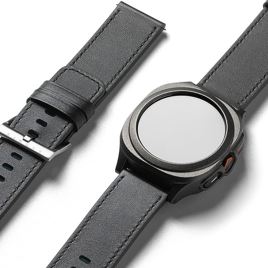 Ringke One Basic Bold Armband für Fossil Watch / Mobvoi Watch / Suunto Watch Series, 24mm, Schwarz