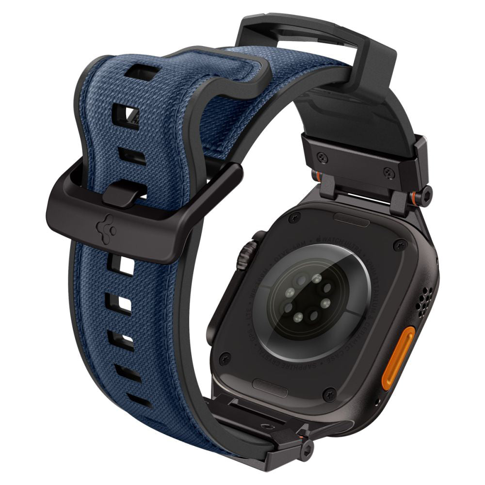 Spigen DuraPro Armor Gurt für Apple Watch 49mm / 46mm / 45mm / 44mm / 42mm Serie, Marineblau AMP09103