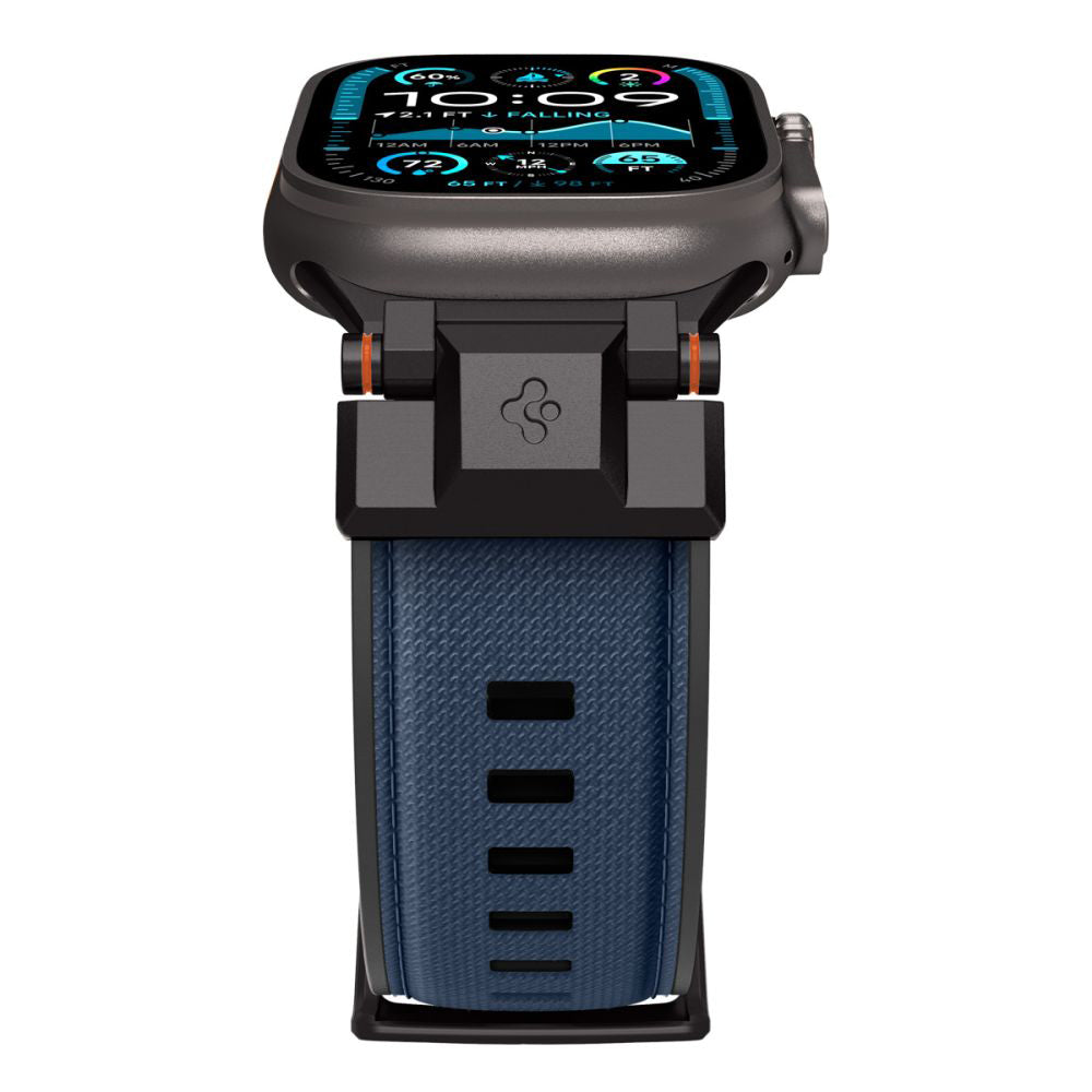 Spigen DuraPro Armor Gurt für Apple Watch 49mm / 46mm / 45mm / 44mm / 42mm Serie, Marineblau AMP09103