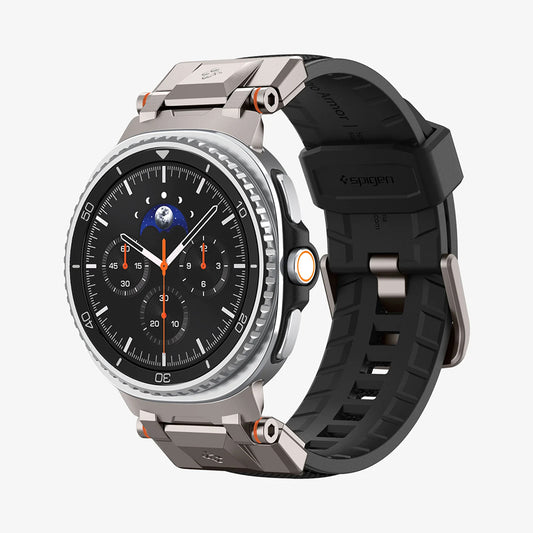 Spigen DuraPro Armor Armband für Samsung Galaxy Watch9 / Watch8 / Watch8 Classic Series, Grau AMP10118