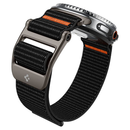 Spigen DuraPro Flex Armband für Samsung Galaxy Watch8 / Watch8 Classic Series, Schwarz