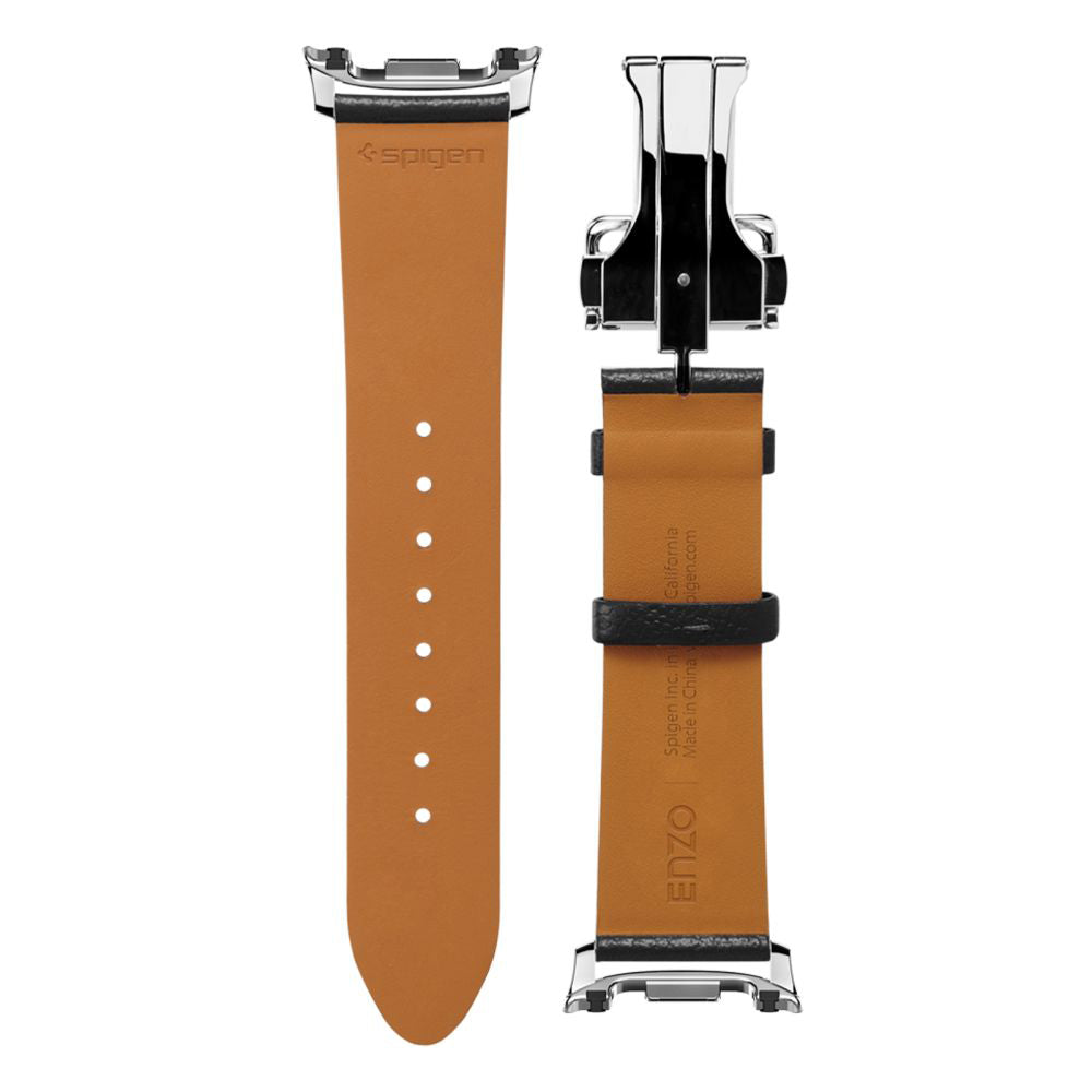 Spigen Enzo Armband für Samsung Galaxy Watch8 / Watch8 Classic Series, Schwarz