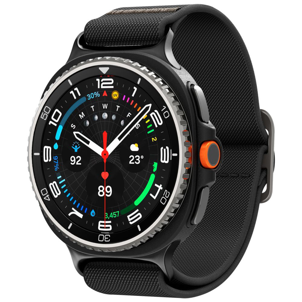 Spigen Lite Fit Armband für Samsung Galaxy Watch8 / Watch8 Classic Series, Schwarz