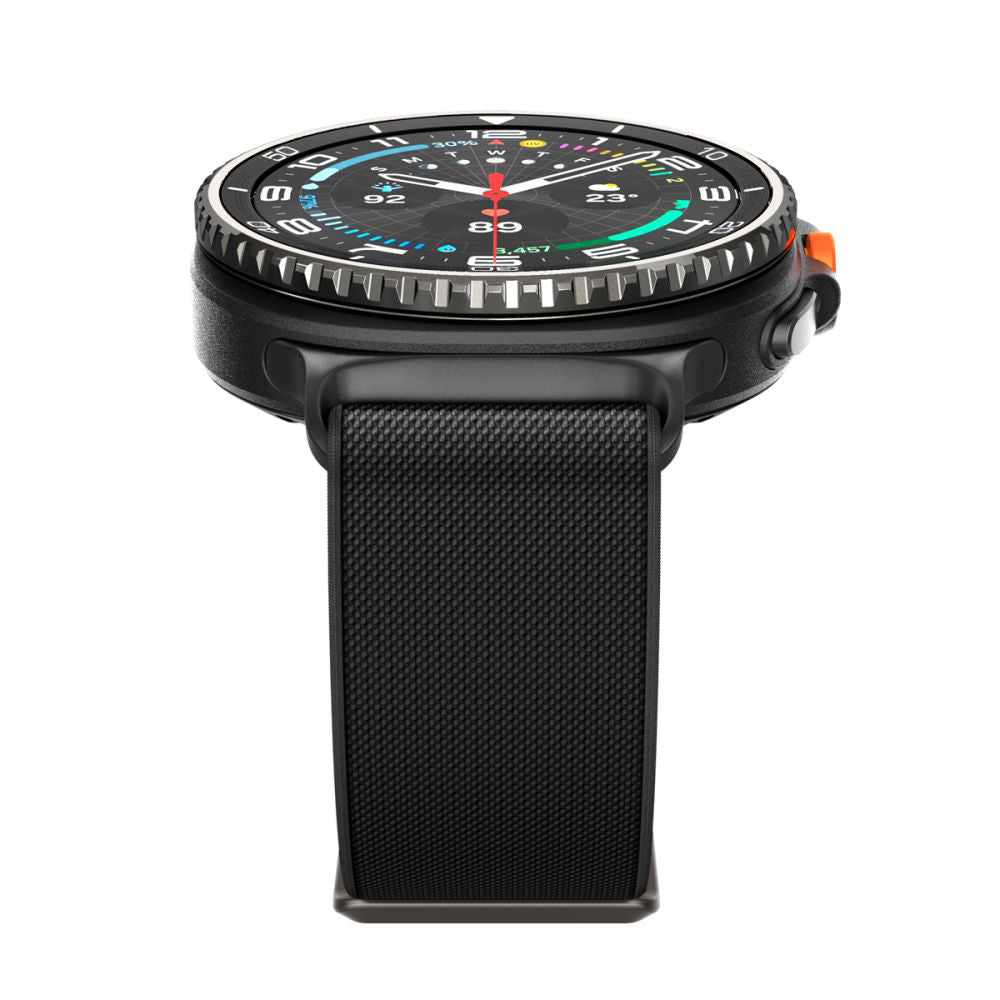 Spigen Lite Fit Armband für Samsung Galaxy Watch8 / Watch8 Classic Series, Schwarz