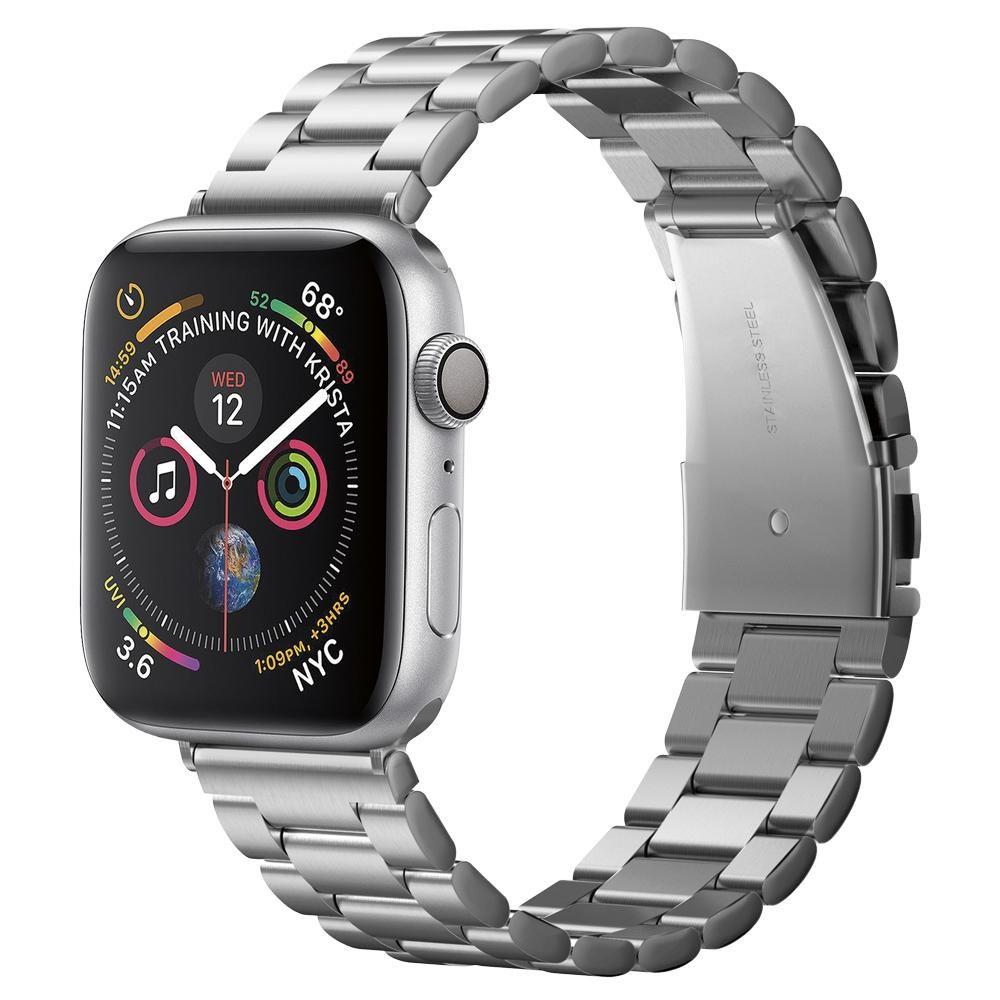 Spigen Modern Fit Armband für Apple Watch 49mm / 46mm / 45mm / 44mm / 42mm Serie, Silber
