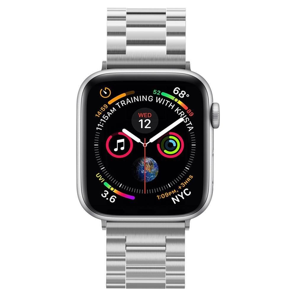Spigen Modern Fit Armband für Apple Watch 49mm / 46mm / 45mm / 44mm / 42mm Serie, Silber
