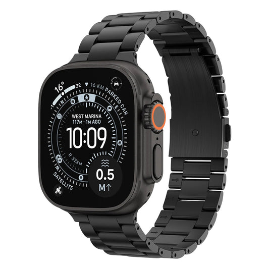 Spigen Modern Fit Armband für Apple Watch 49mm / 46mm / 45mm / 44mm / 42mm Serie, Schwarz AMP11577