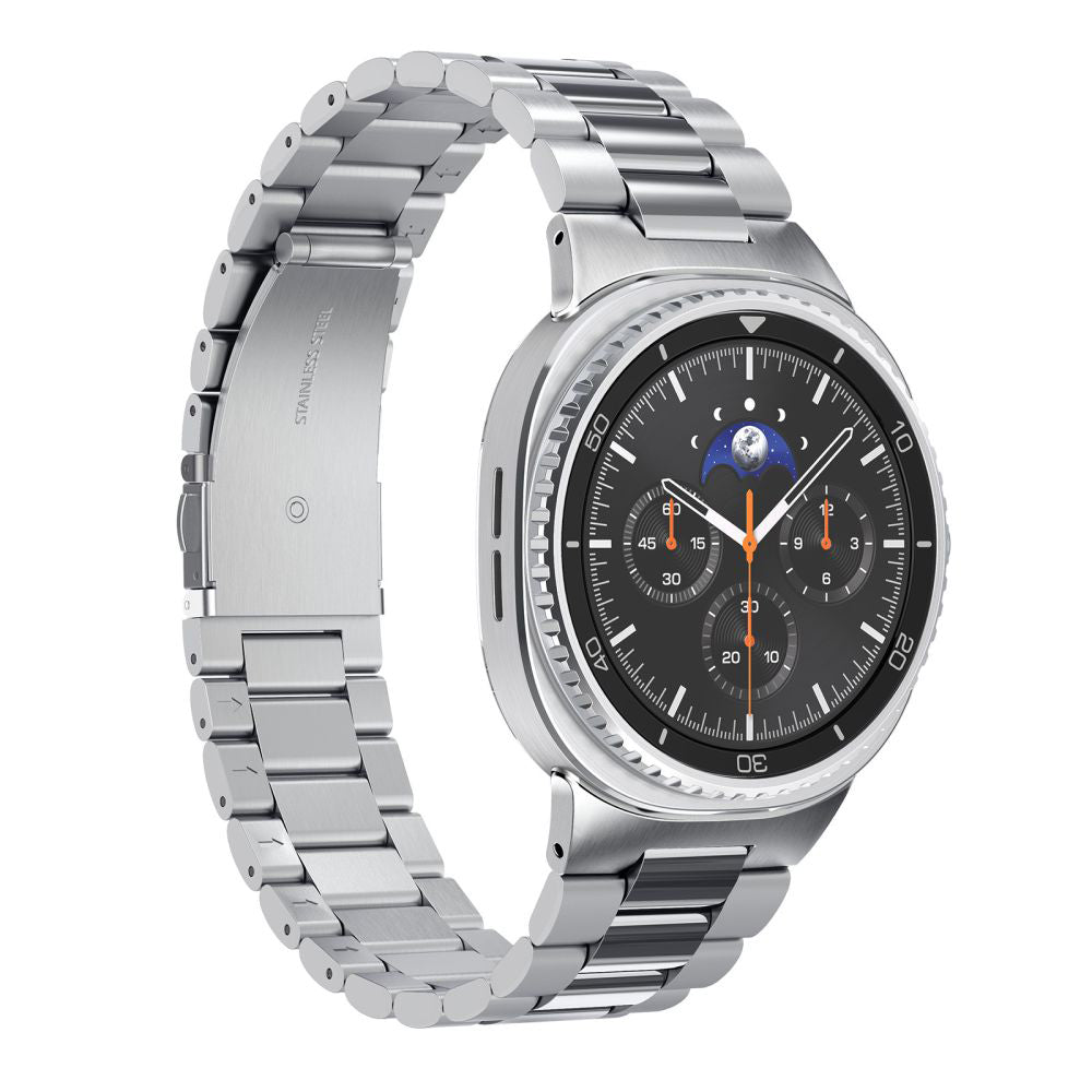 Spigen Modern Fit Armband für Samsung Galaxy Watch8 / Watch8 Classic Series, Silber