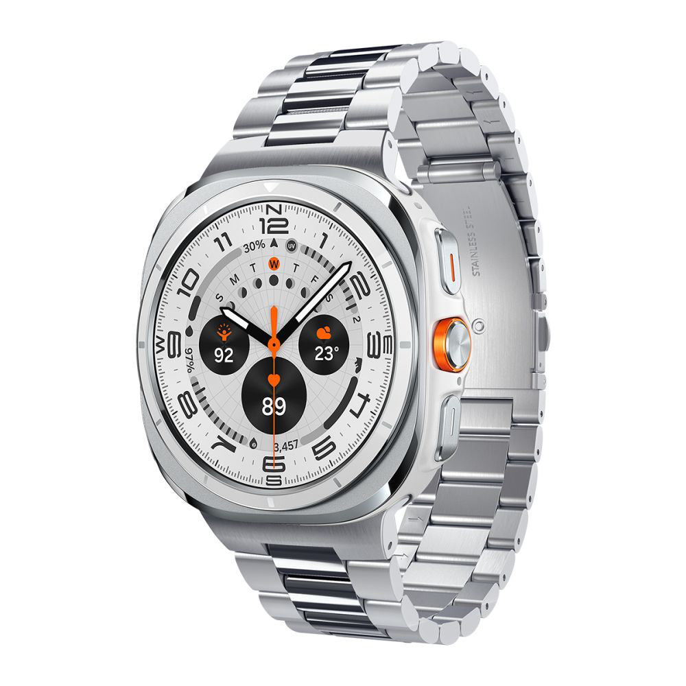 Spigen Modern Fit Armband für Samsung Galaxy Watch Ultra Series, Silber AMP08823