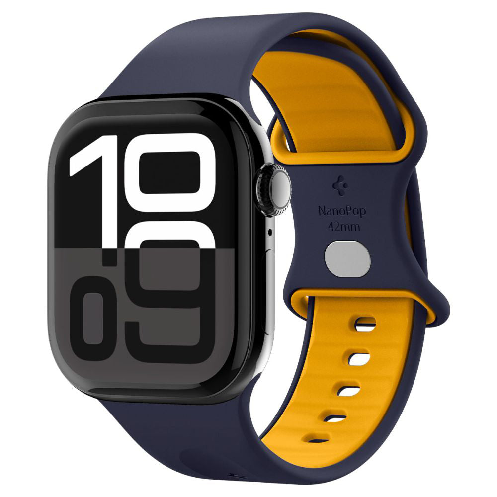 Spigen Nano Pop Armband für Apple Watch 42mm / 41mm / 40mm / 38mm Serie, Marineblau AMP09325