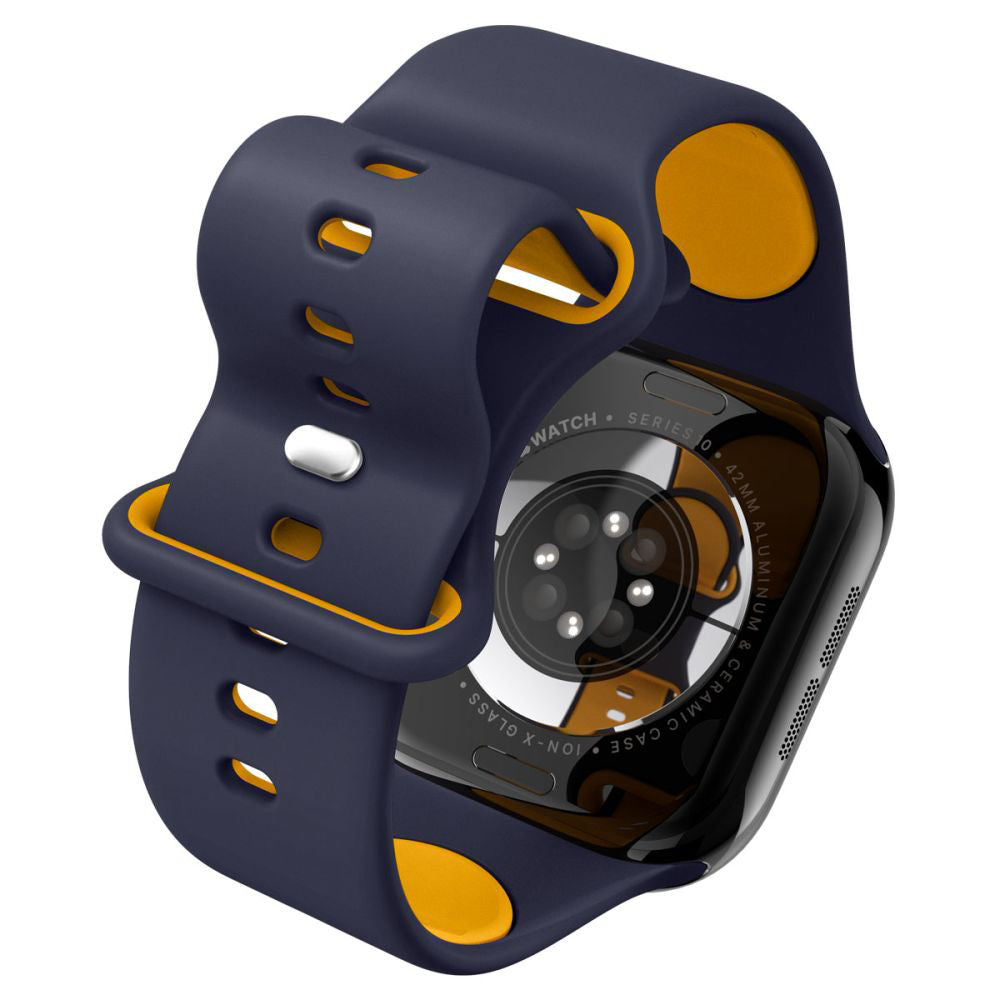 Spigen Nano Pop Armband für Apple Watch 42mm / 41mm / 40mm / 38mm Serie, Marineblau AMP09325