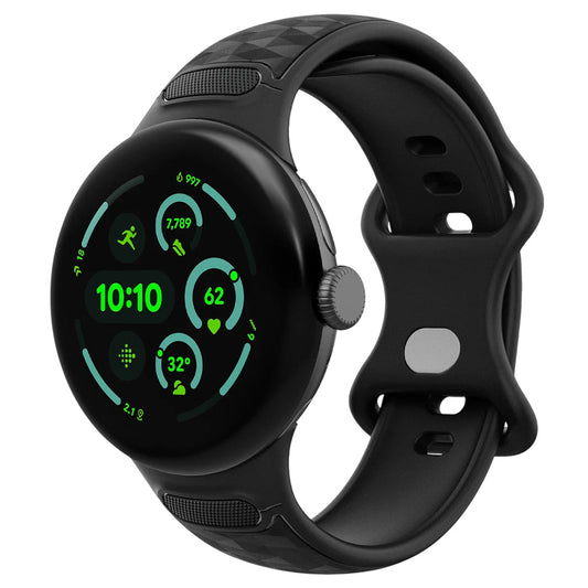 Spigen Parallax Armband für Google Pixel Watch 45mm Serie, Matt Schwarz AMP10192