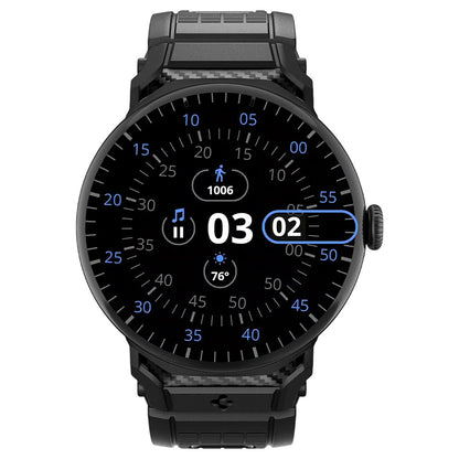 Spigen Rugged Strap for Google Pixel Watch 41mm Series, Black AMP07556