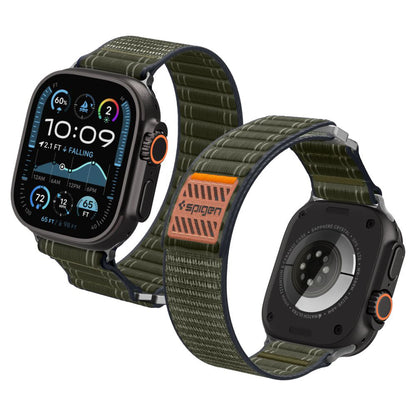Spigen WBF0 Armband für Apple Watch 49mm / 46mm / 45mm / 44mm Serie, Grün