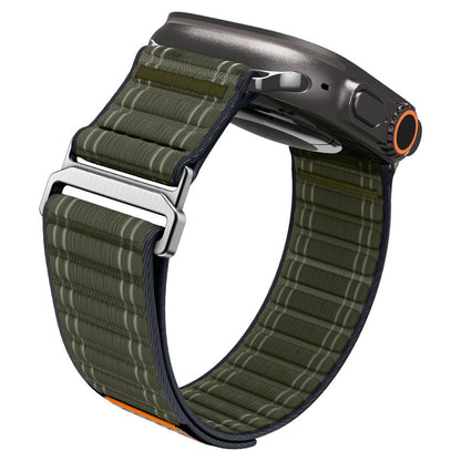Spigen WBF0 Armband für Apple Watch 49mm / 46mm / 45mm / 44mm Serie, Grün