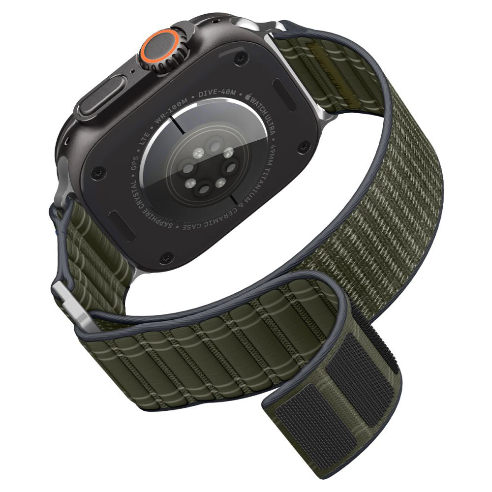 Spigen WBF0 Armband für Apple Watch 49mm / 46mm / 45mm / 44mm Serie, Grün