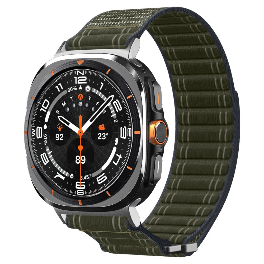 Spigen WBF0 Armband für Samsung Galaxy Watch Ultra, Grün AMP10147