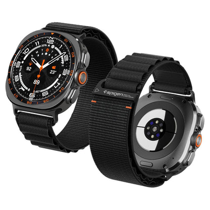 Spigen WBF1 Armband für Samsung Galaxy Watch Ultra Series, Schwarz AMP11613