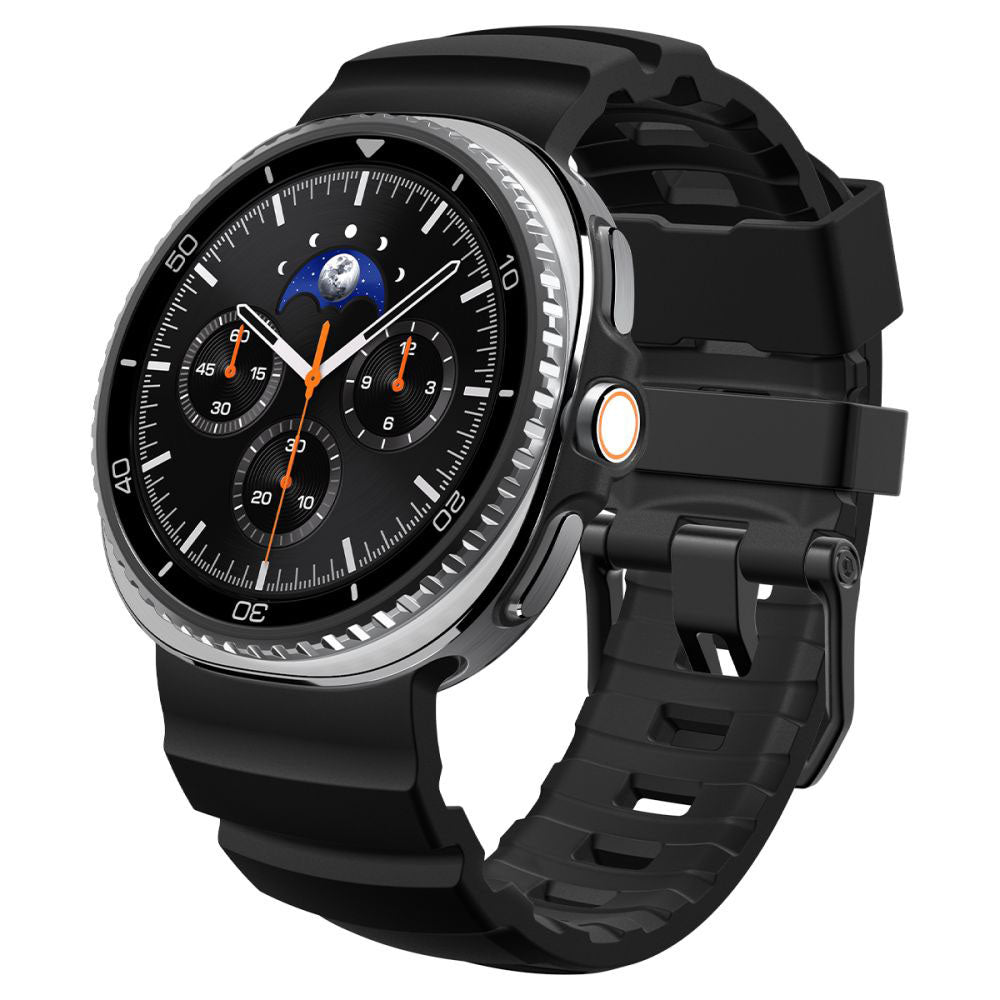 Spigen WBS2 Armband für Samsung Galaxy Watch8 / Watch8 Classic Series, Schwarz