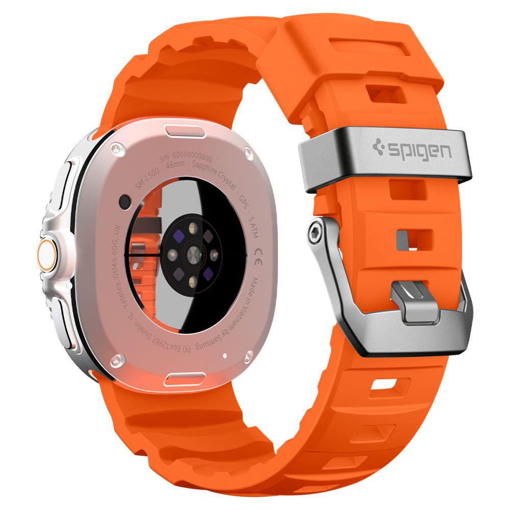 Spigen WBS2 Armband für Samsung Galaxy Watch8 / Watch8 Classic Series, Orange