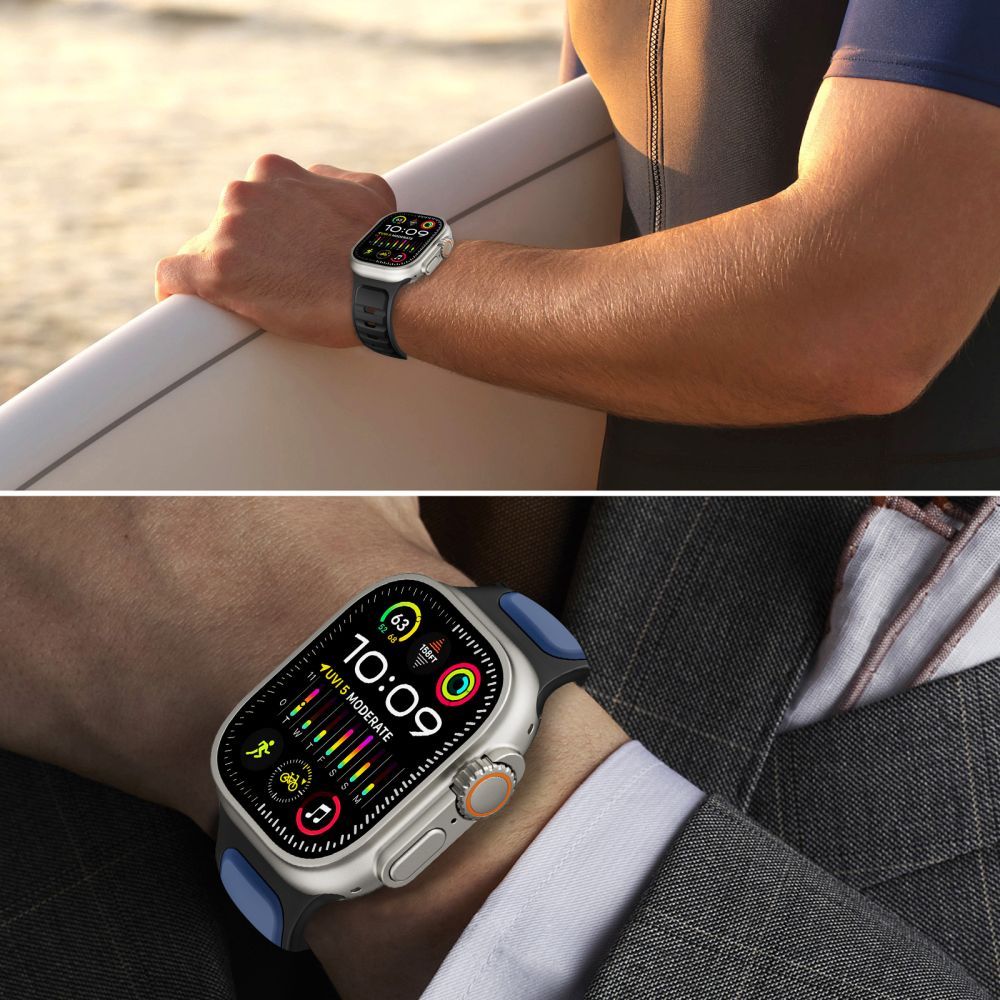 Tech-Protect Iconband Line Armband für Apple Watch 49mm / 46mm / 45mm / 44mm Serie, Grün