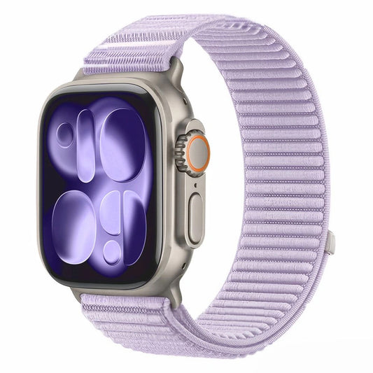 Tech-Protect NylonLoop Armband für Apple Watch 49 mm / 46 mm / 45 mm / 44 mm Series, Lila