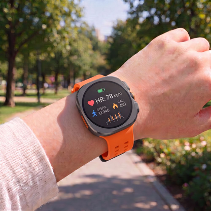 Tech-Protect Silicone Air Armband für Samsung Galaxy Watch Ultra Series, Orange