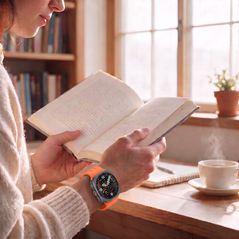 Tech-Protect Silicone Air Armband für Samsung Galaxy Watch Ultra Series, Orange