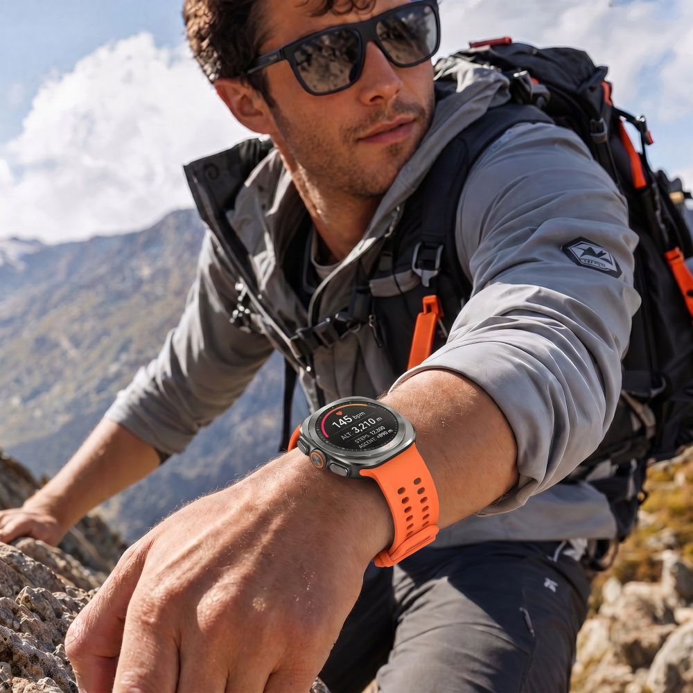 Tech-Protect Silicone Air Armband für Samsung Galaxy Watch Ultra Series, Orange