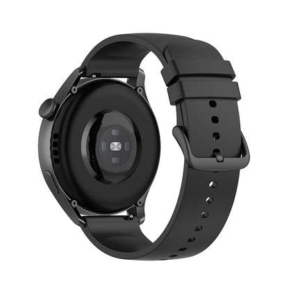 Techsuit W001 Armband für Samsung Galaxy Watch / Huawei Watch Series, Schwarz