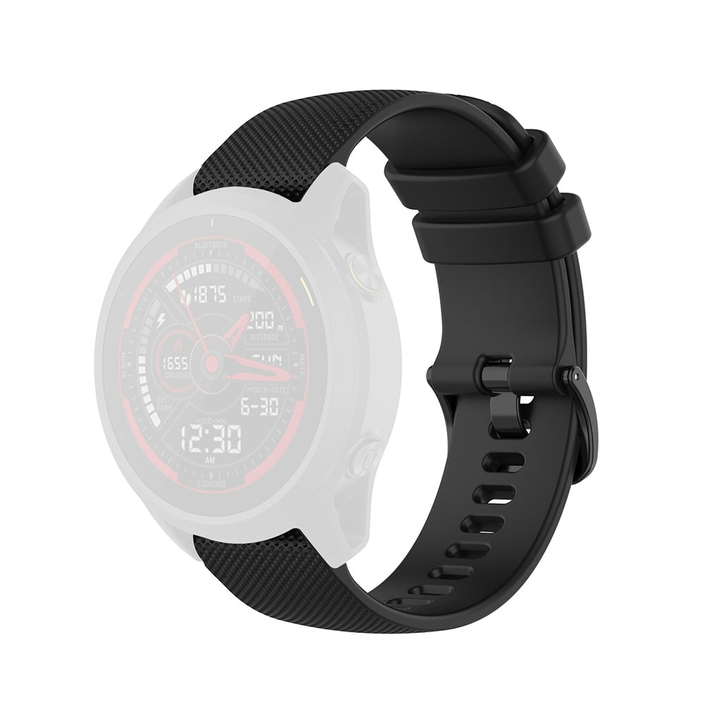 Techsuit W006 Armband für Samsung Galaxy Watch / Huawei Watch Series, 20mm, Schwarz