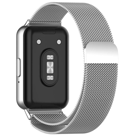 Techsuit W009 Armband für Samsung Galaxy Fit3 R39M, Silber