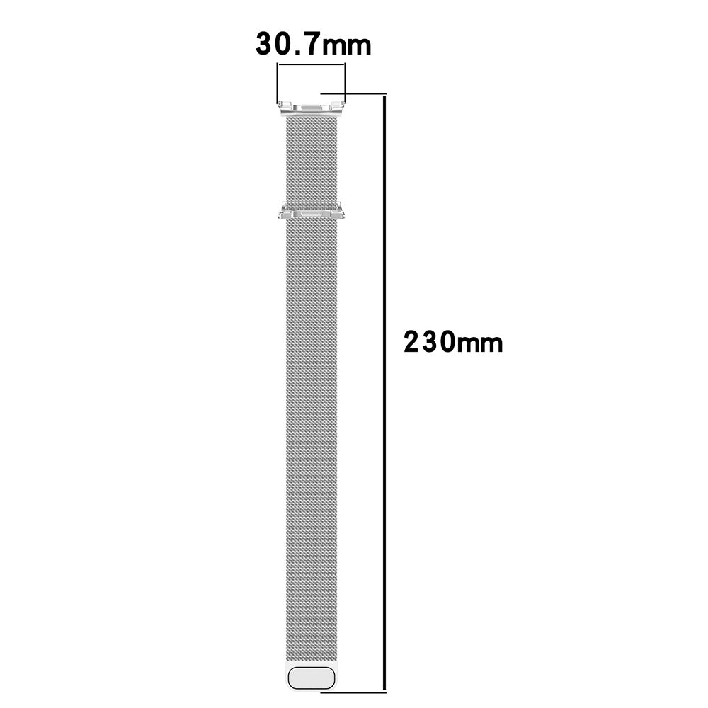 Techsuit W009 Armband für Samsung Galaxy Watch 8 Classic / Watch8 44mm / Watch 8 40mm, Schwarz