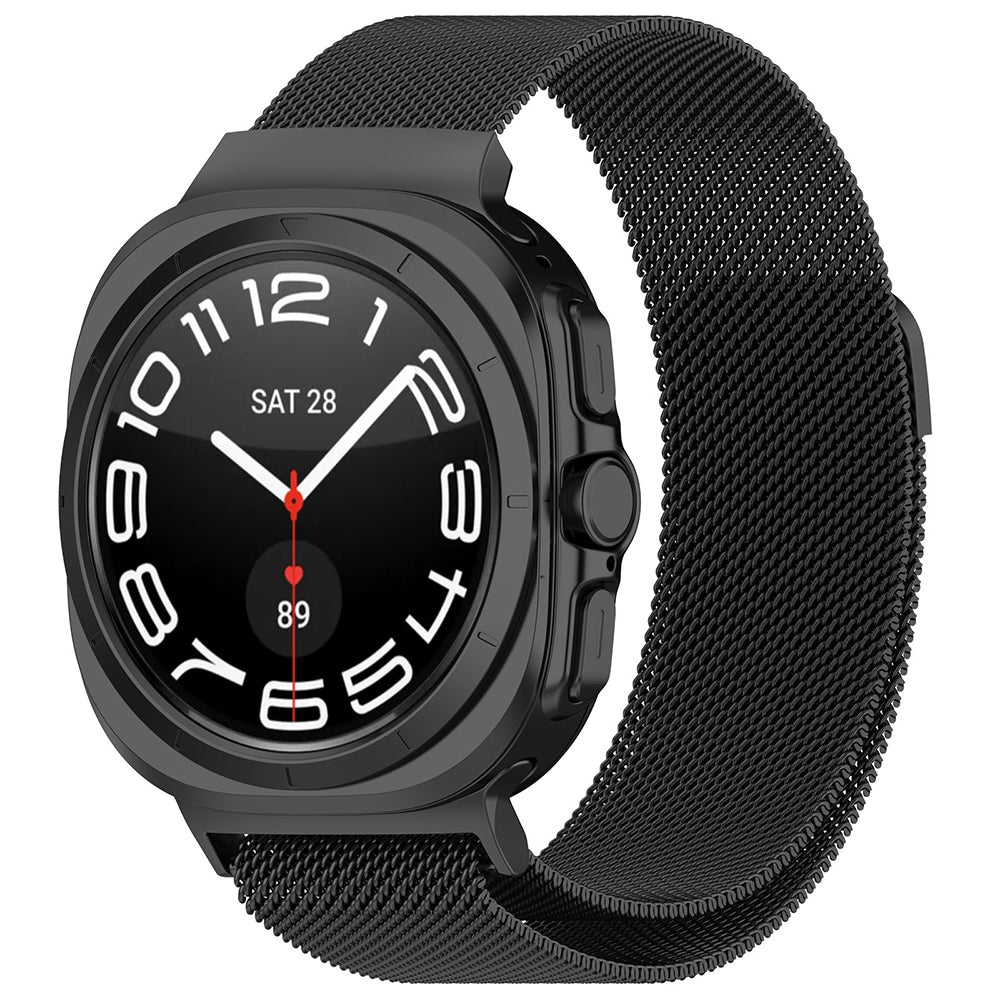 Techsuit W009 Armband für Samsung Galaxy Watch Ultra, Schwarz