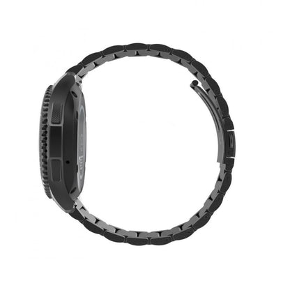 Techsuit W010 Armband für Huawei Watch / Garmin Watch Series, 18mm, Silber