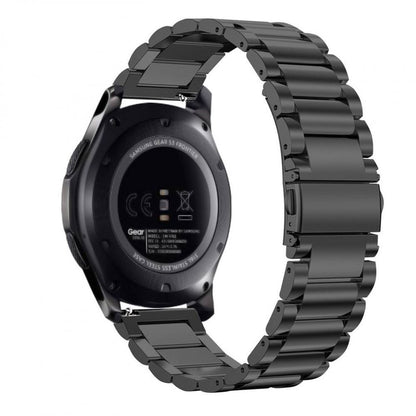 Techsuit W010 Armband für Huawei Watch / Garmin Watch Series, 18mm, Schwarz