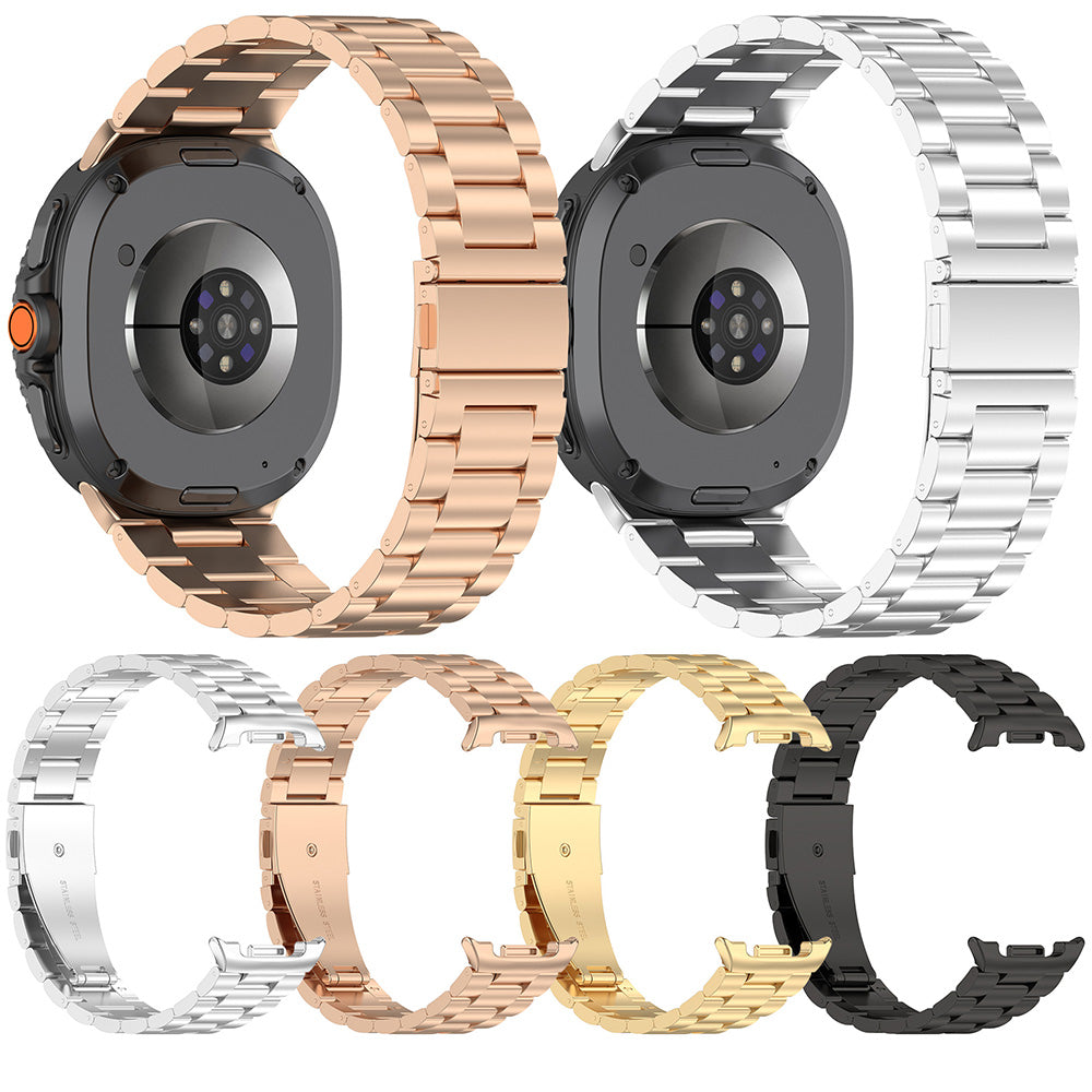 Techsuit W010 Armband für Samsung Galaxy Watch 8 Classic / Watch8 44mm / Watch 8 40mm, Silberfarben