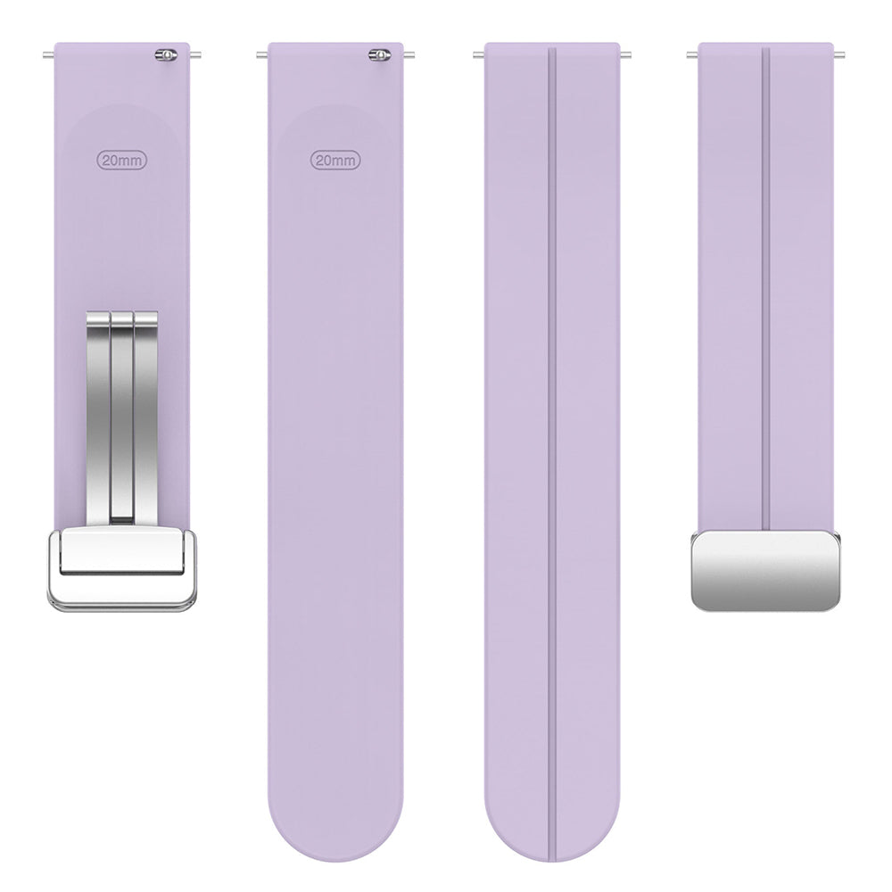 Techsuit W011 Armband für Samsung Galaxy Watch / Huawei Watch Series, 20mm, Lila