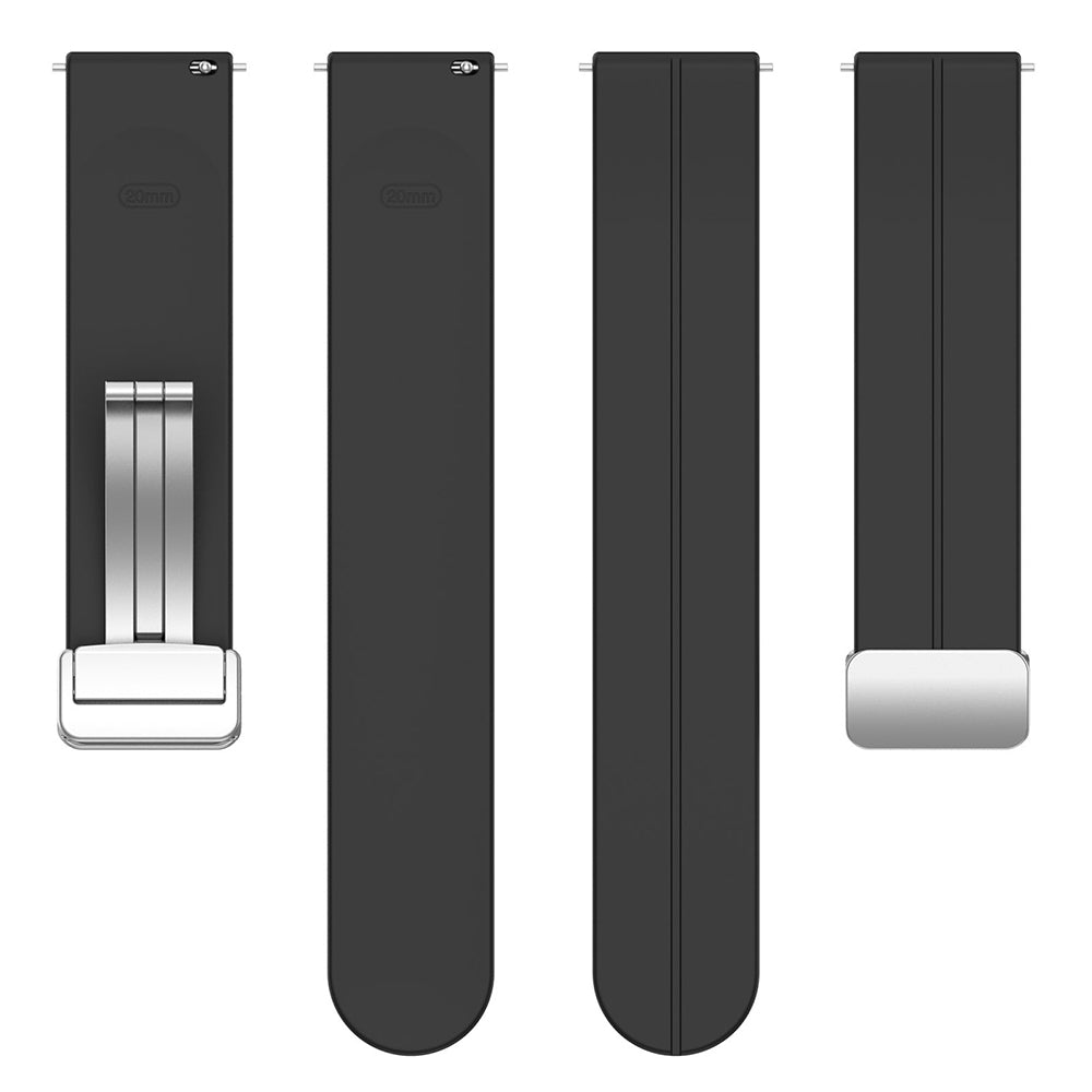 Techsuit W011 Strap for Samsung Galaxy Watch / Huawei Watch Series, 20mm, Black