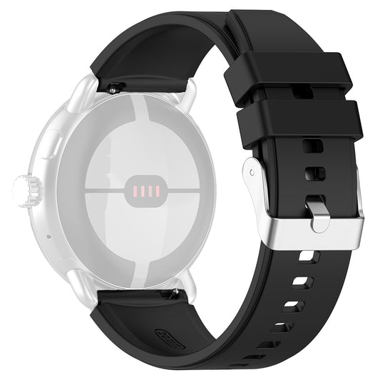 Techsuit W026 Armband für Huawei Watch / Xiaomi Watch Series, 22mm, Schwarz